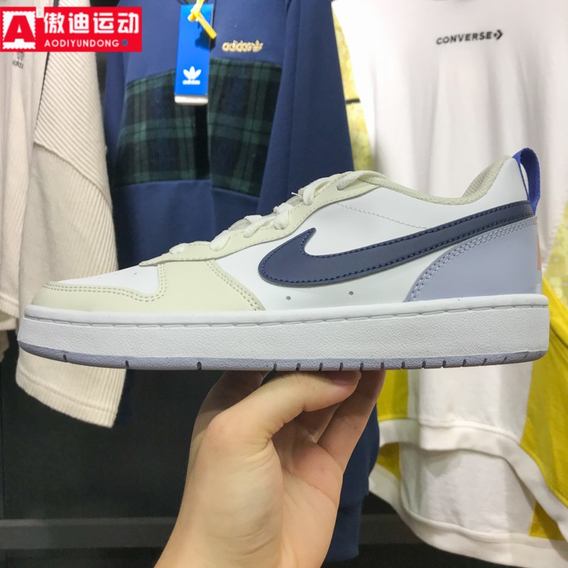 耐克大童鞋2025秋季新款COURT透气简约百搭低帮休闲鞋IM3384-141