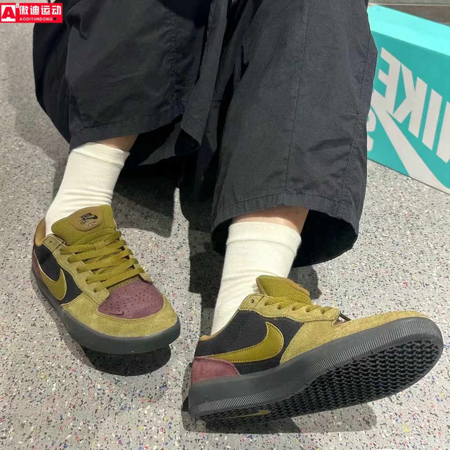 NIKE男鞋2025冬新款经典SB FORCE 58耐克运动鞋滑板鞋 DV5477-008