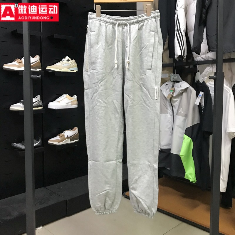NIKE耐克男裤2024冬季款针织保暖简约百搭休闲束脚长裤CK6366-063