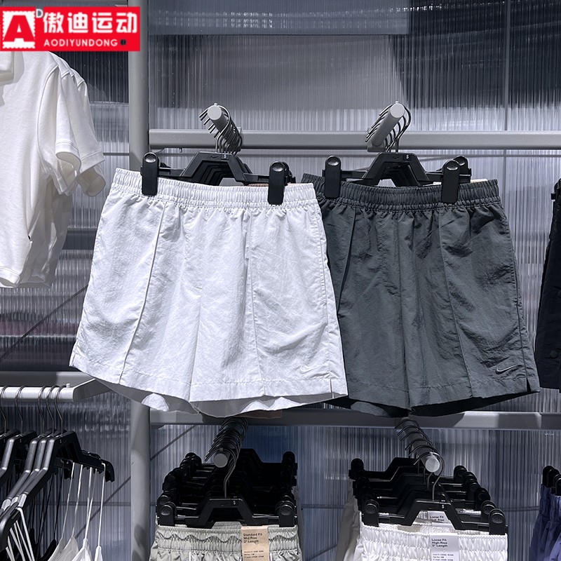 Nike耐克女子梭织透气热裤2025夏新款简约运动短裤FV6623-034-060