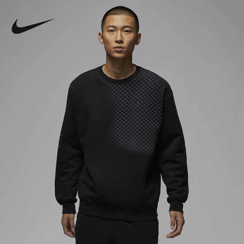 Nike耐克蛇年卫衣男春季JORDAN CNY针织长袖圆领套头衫HQ8826-010