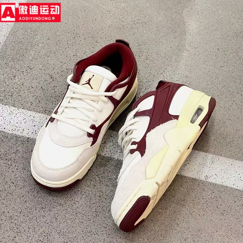 耐克NIKE女鞋2025冬季新款Air Jordan 4气垫篮球运动鞋FQ7940-101