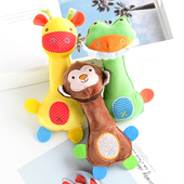 可爱宠物猫咪博美泰迪小型犬幼犬磨牙互动解闷发声毛绒小狗狗玩具