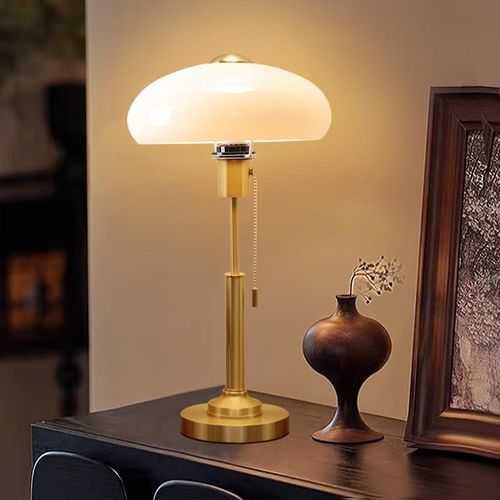 精选法式复古g中古台灯卧室美式新中式侘寂风设计师主卧床头灯高