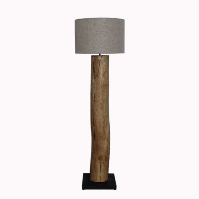 优选落地灯宿中式乡村沙发装创意软复G古灯落地灯民实木树枝原木