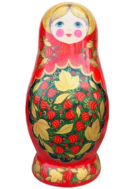 优选玻璃钢俄f罗斯套娃雕塑欧式广场商场美陈户外园林卡通彩绘定