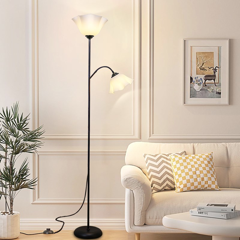 优选现代简约客厅沙发落地灯北欧子母灯创意M客厅立式护眼卧室书