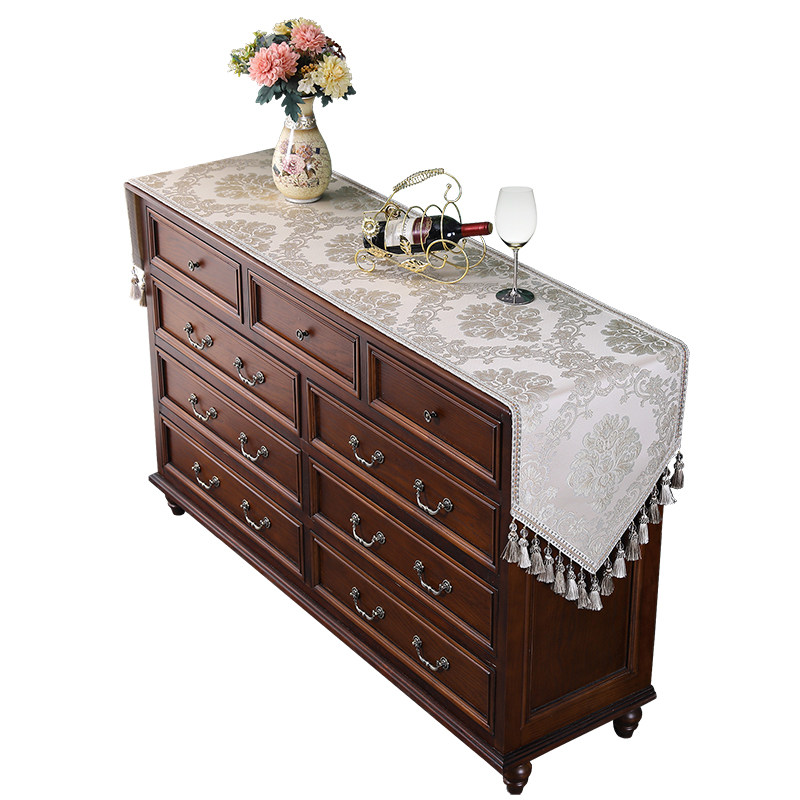 优选桌旗欧式美式l高端奢华餐桌布防滑装饰长条玄关边柜电视柜茶,居家布艺,桌旗,淘宝优惠券,粉丝福利购,淘宝优惠卷