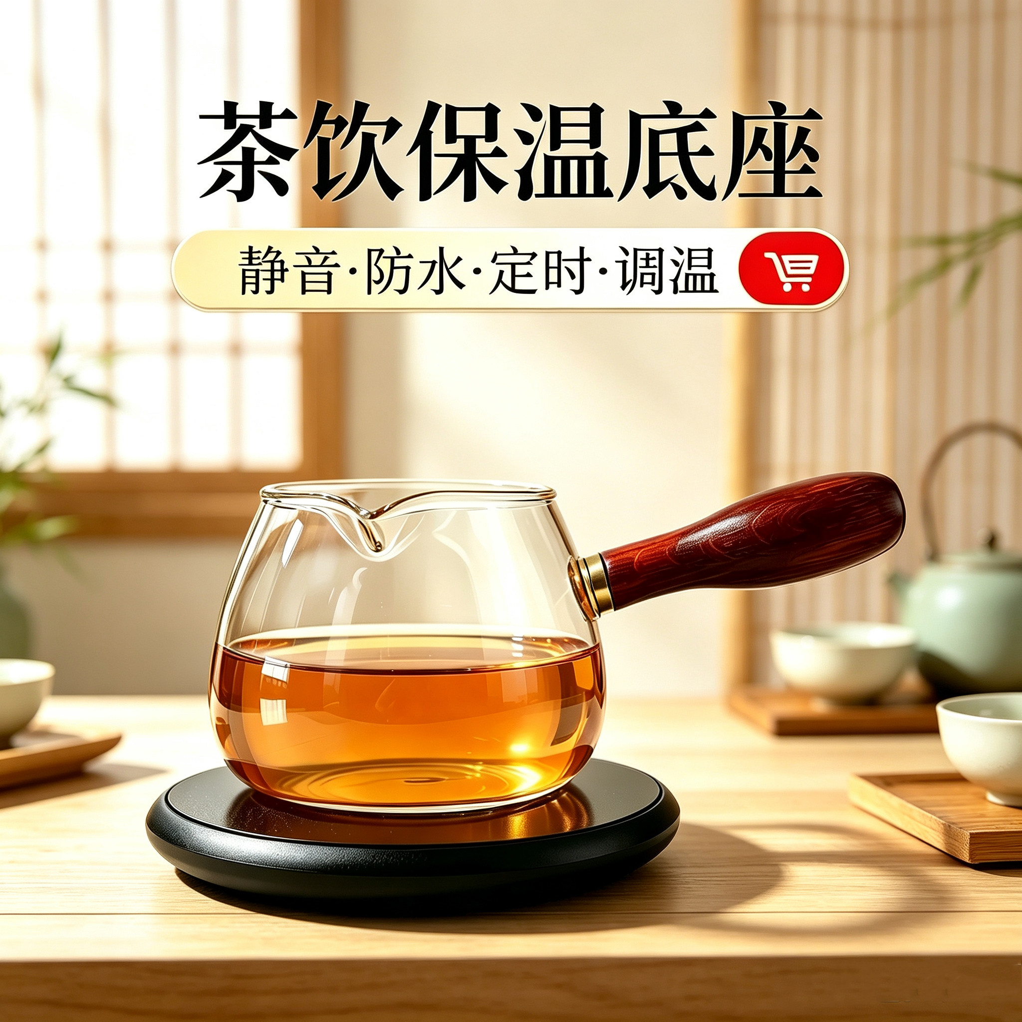 金属边框+双面钢化玻璃+1CM超薄图片