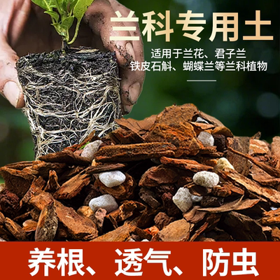 兰花专用土养根透气蝴蝶兰君子兰