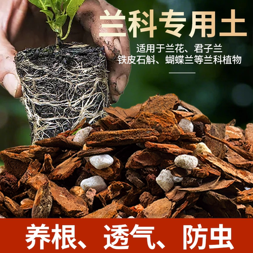 兰花专用土养根透气蝴蝶兰君子兰
