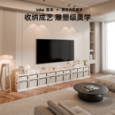 英禾电视柜客厅意式 轻奢收纳柜北欧美学大容量落地骨骼线电视机柜