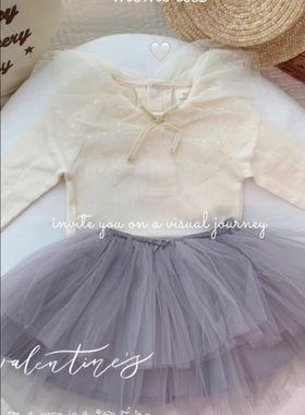 26日单纯原Cottoli小木马家纯棉长袖打底衫衬衣T恤蕾丝领木耳边