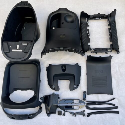 适用于九号电动车E系列E70/E80/E90/E100/E125/E200P黑色全套内壳