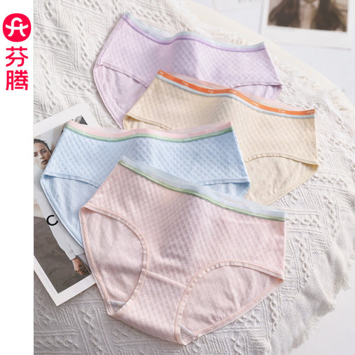 芬腾女士棉质抗菌内档透气三角裤