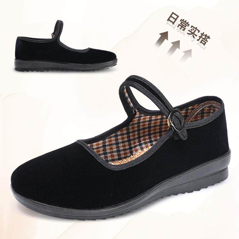 正货学校做操球鞋瑜伽鞋操轻便绣花鞋五指鞋练功鞋体操鞋透气黑布