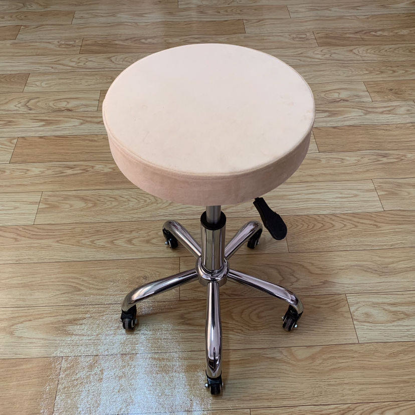 2025美容凳圆凳子升降大工凳吧台椅师傅椅美发椅旋转滑轮金属脚办