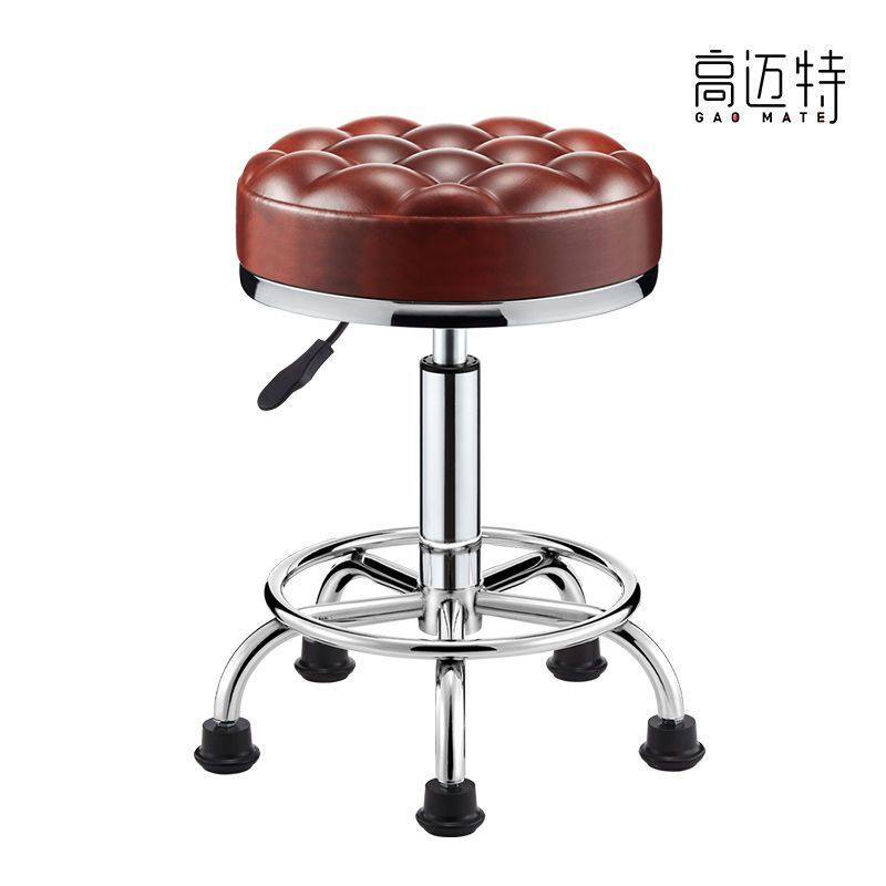 2025防爆美容凳子旋转升降大工滑轮椅美发化妆美甲理发店发廊专用