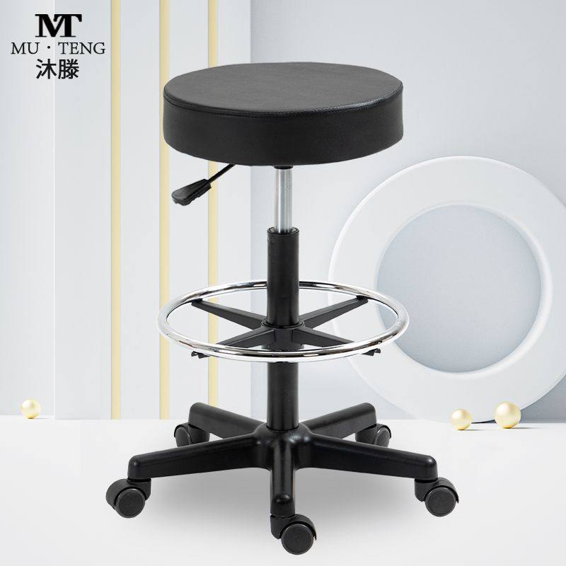 2025酒吧椅旋转升降凳吧台椅家用办公圆凳大工椅前台美容理发凳高
