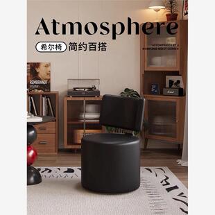2025网红梳妆凳可旋转轻奢简约化装凳家用卧室客厅休闲椅美容院接