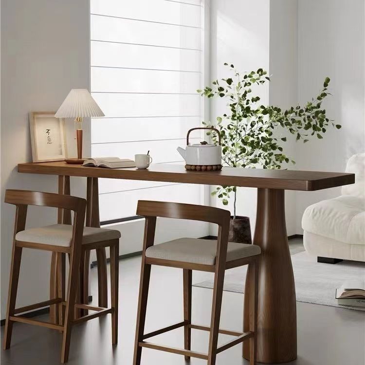 2025新实木吧台厨房家用