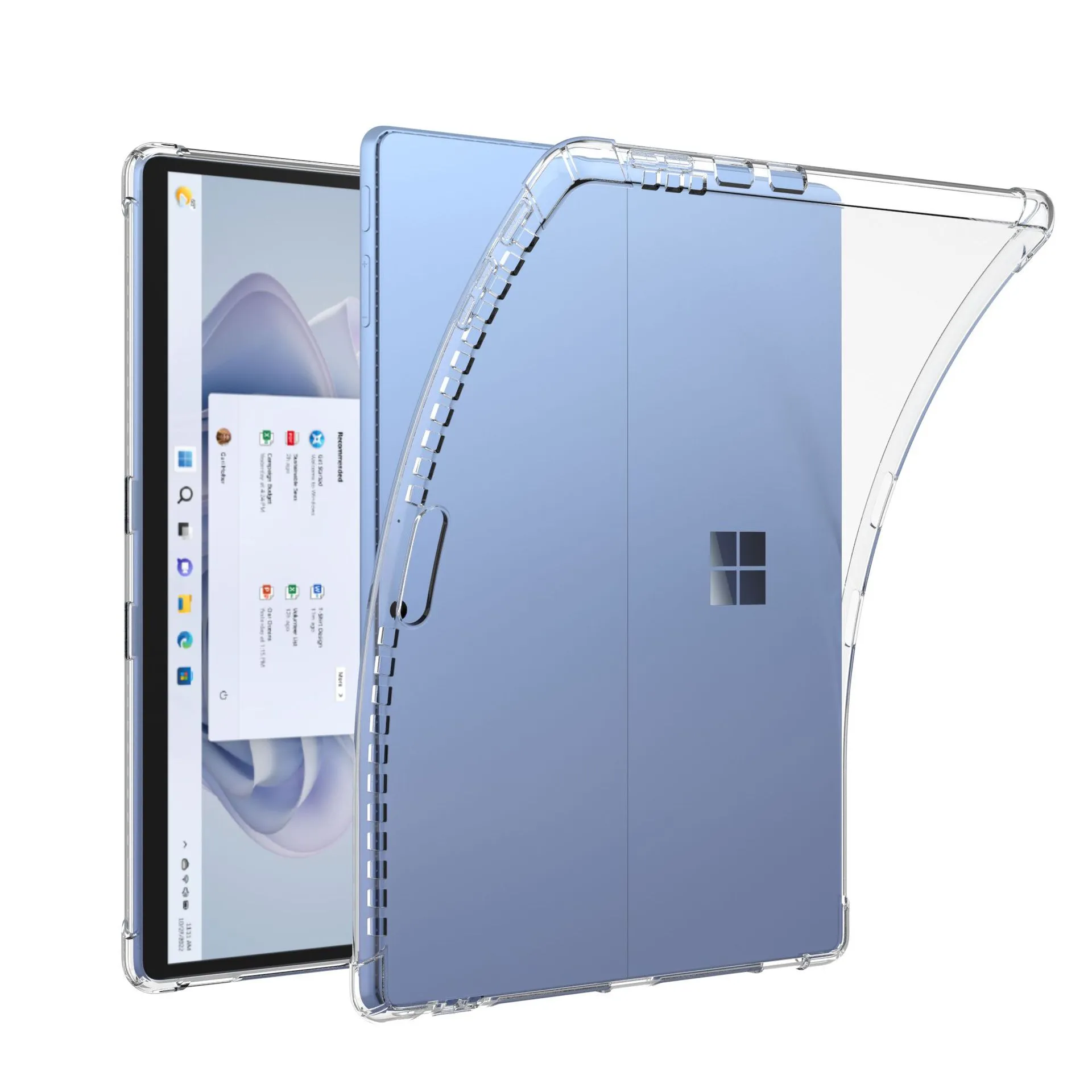 适用微软Surface Pro11 13寸平板保护套8/9/10全包气囊防摔透明壳