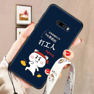 LG G8X ThinQ手机壳LG V50S 5G保护套磨砂简约个性宽挂绳来图定制