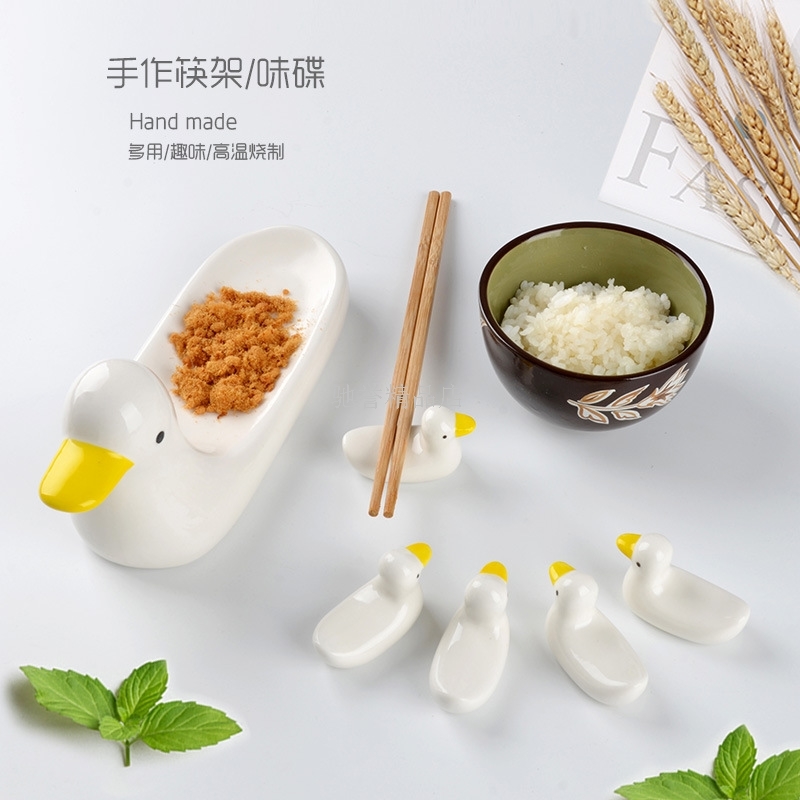 厂家直销创意日式陶瓷餐具手绘陶瓷鸭子筷子架筷子托筷架筷托收纳|msdalam kategori dapur/memasak Appliances, Alat dapur/Penyimpanan dapur, lain - dari Buy2taobao.com untuk memberikan perkhidmatan ejen Taobao profesional membeli