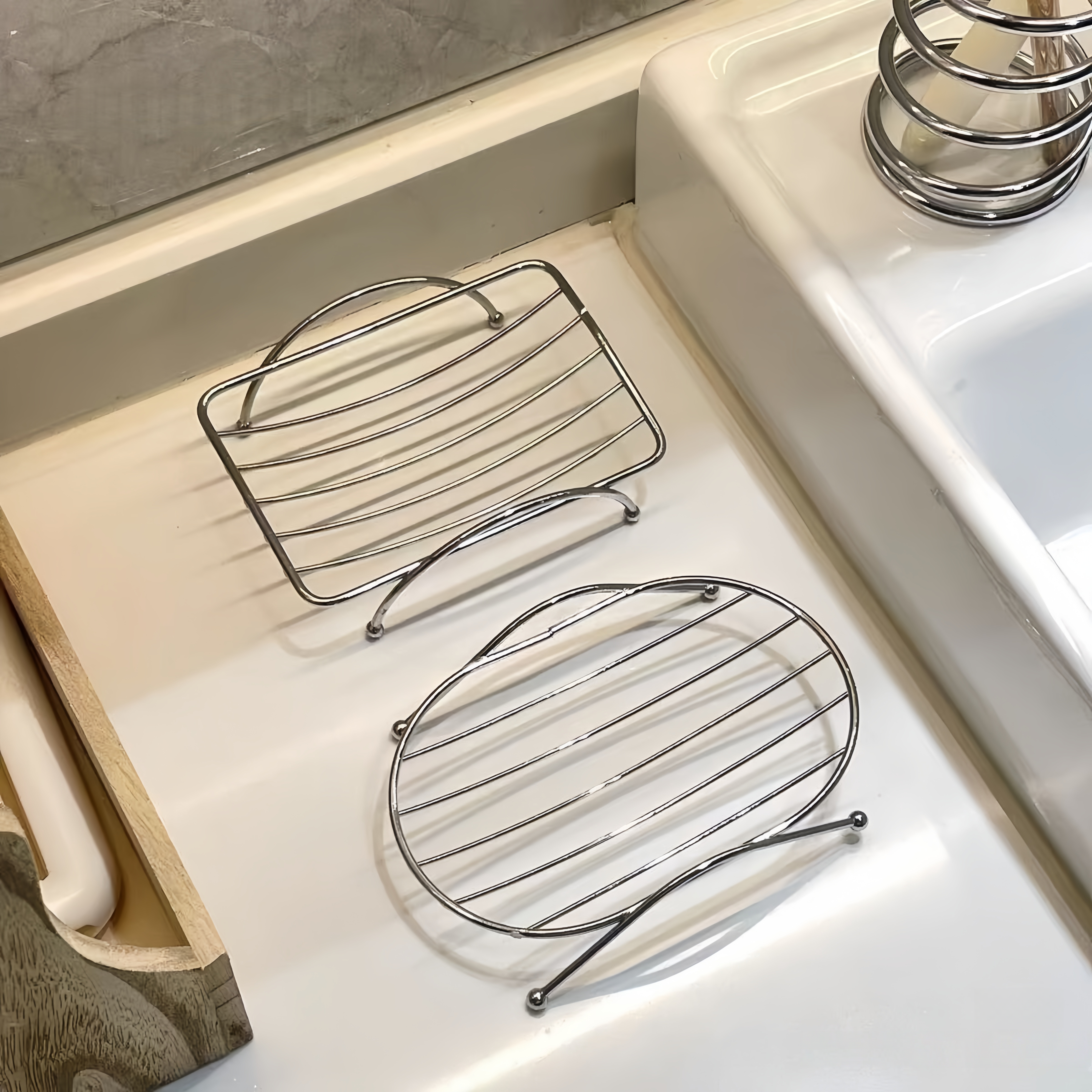 不锈钢肥皂架沥水肥皂盒香皂碟洗漱台收纳架置物架洗手卫生间浴室