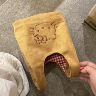 可爱kt猫手提包2025新款手腕包便当饭盒袋收纳上班杂物外出小拎包