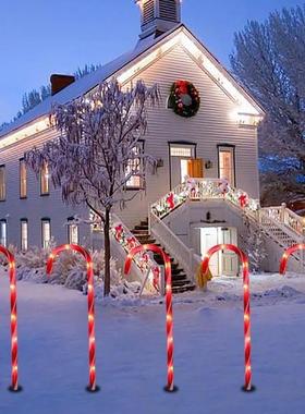 Candy Cane Modeling Inserted Land Lamp One To Five waterproo