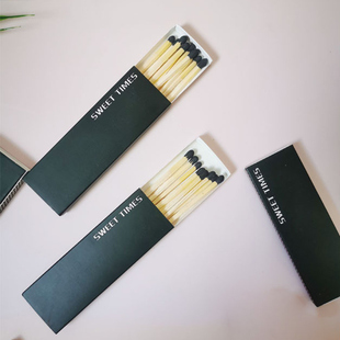 Wooden matches candle Creative Long Match birthday party