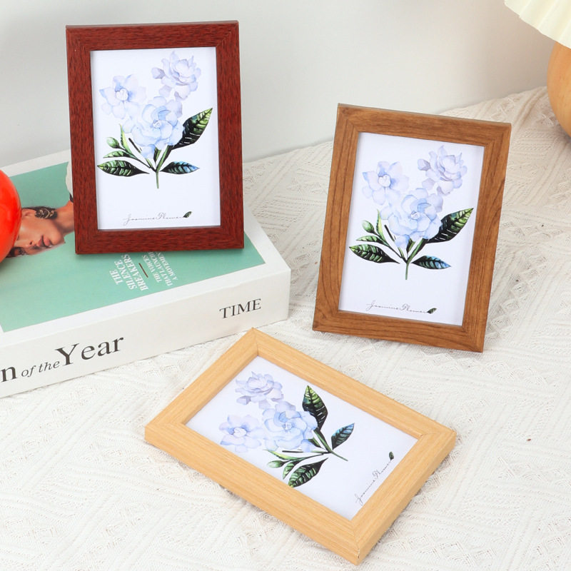 Nordic simple wooden photo frame square picture frames 相框