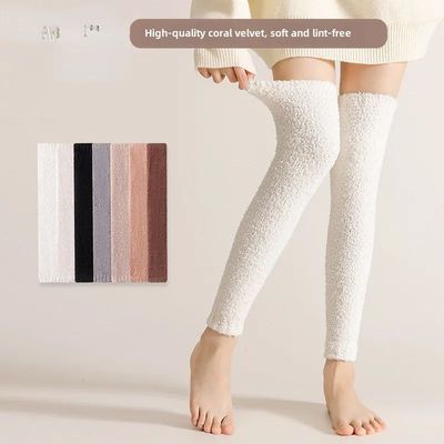 WinterCoral Fleece Leg Warmers Knee Over Warm Soft Comforta