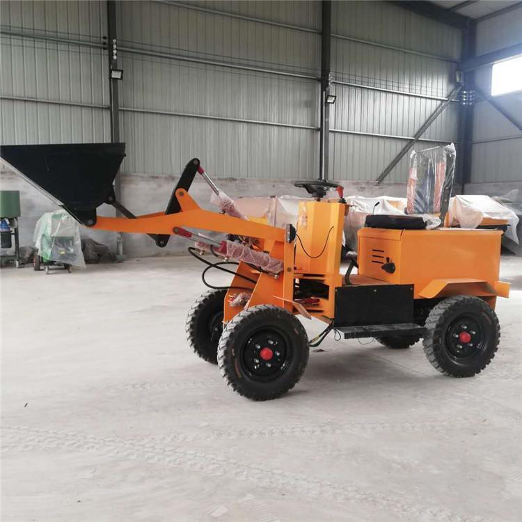 小型铲车养殖厂四驱装载机 建筑机械液压升降机械电动小铲车