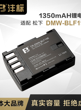 沣标BLF19E锂电池适用松下微单DMC-GH5 GH4相机G9GK适马SDQ BP-61