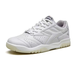 迪多纳男鞋品牌专柜迪爱经典款真皮头层牛皮迪尔复古休闲运动板鞋