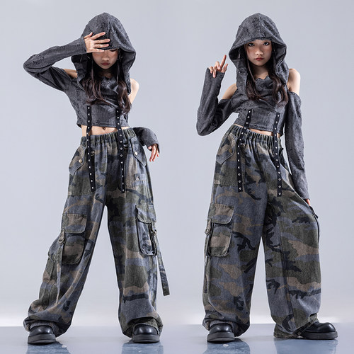 女款韩版爵士舞演出服