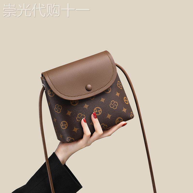 法国正品MK Jessie水桶包包女式手机包高级感女包小包单肩斜挎包