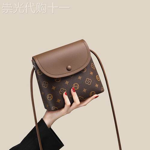 法国正品MK Jessie水桶包包女式手机包高级感女包小包单肩斜挎包