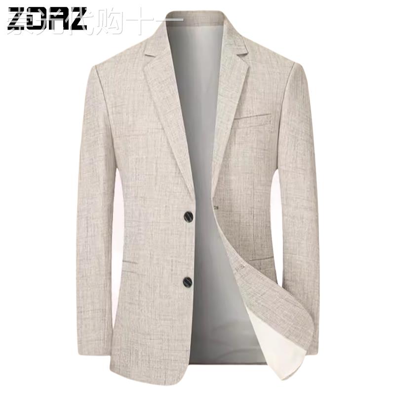 ZOAZ西装外套男士秋冬季新款高级感痞帅单件上衣宽松商务休闲西服