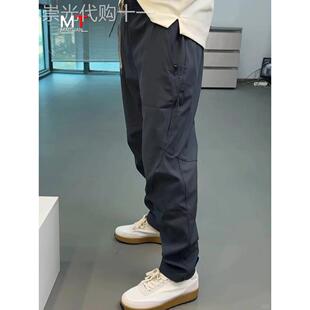 高端软壳冲锋裤男士2025年新款秋冬季男裤速干直筒休闲工装裤男款