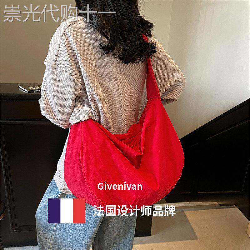法国正品Givenivan 帆布包韩系小个子松弛感2026超火单肩包托特包