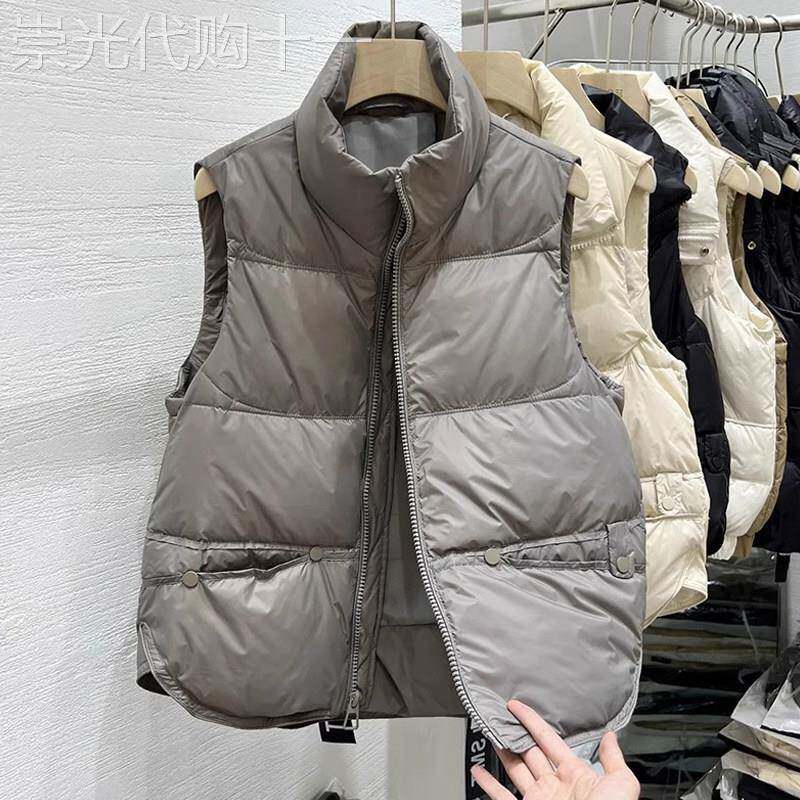 羽绒马甲外套女秋冬2026欧货新款棉马夹外搭洋气时髦外穿女式背心