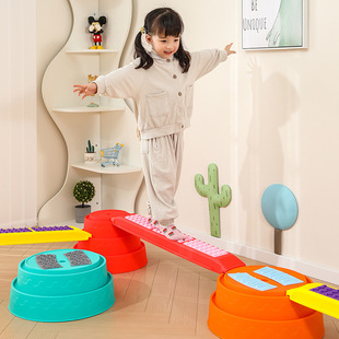 儿童感统训练教具过河石 早教感统器材多动症协调平衡踩踏过河石