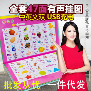 有声挂图全套可充电儿童早教发声启蒙学习拼音字母表宝宝识字挂图