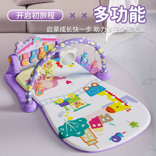 亚马逊脚踏钢琴婴儿健身架宝宝