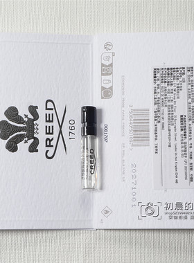 CREED恺芮得小样银色山泉拿破仑千年帝国燃情绯红雪山之巅水香水