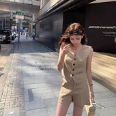 老钱世家 法式 松弛感100亚麻 低调老钱西装 马甲系列不费力就高级