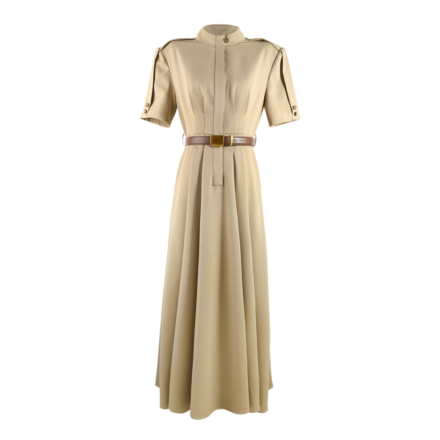 「率性飒爽」2025年夏季新款设计感收腰短袖连衣裙SHBZW651963,女装/女士精品,连衣裙,淘宝优惠券,粉丝福利购,淘宝优惠卷